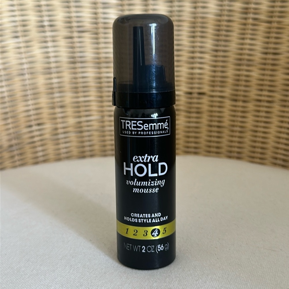 New Travel Size Tresemme Extra Hold Volumizing Mousse #4 2oz